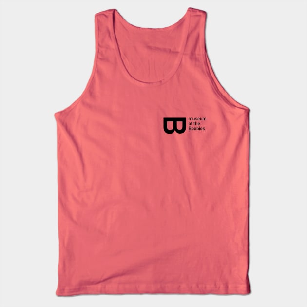 museum of the Boobies (small logo) LS Tank Top by Chicanery